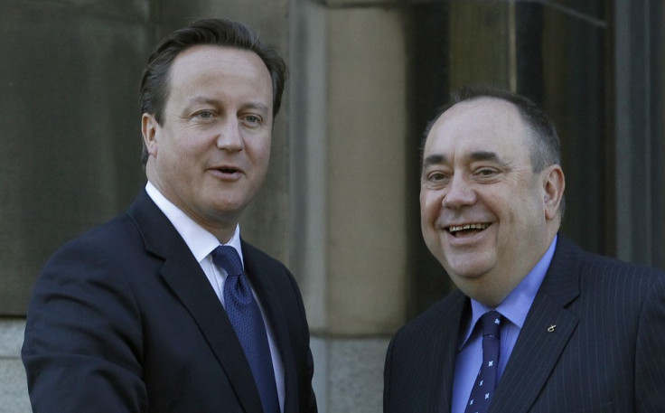 David Cameron and Alex Salmond