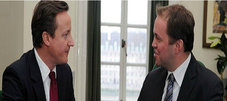 David Burrowes (l) with PM David Cameron