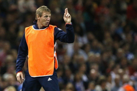 Stuart Pearce said the incident has been reported to Uefa (Reuters)