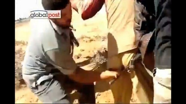 Gaddafi Sodomised Gaddafi Sodomised