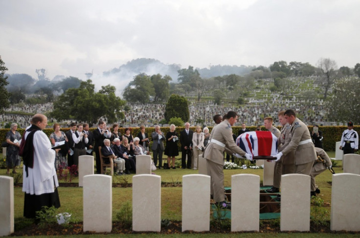 Burial for RAF Crew