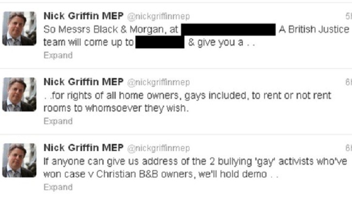Tweets sent by Nick Griffin Tweets sent by Nick Griffin