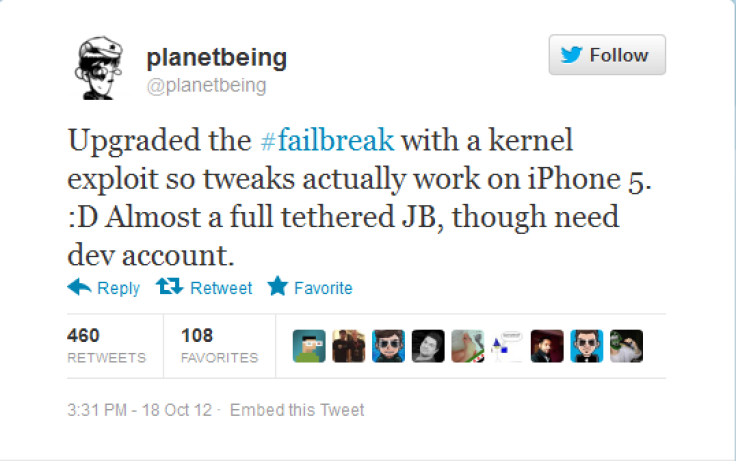 iOS 6 Jailbreak: New Status Update From Planetbeing