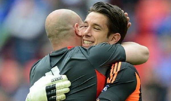 Pepe Reina and Brad Jones