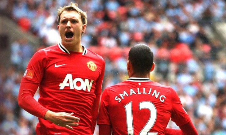 Chris Smalling and Phil Jones