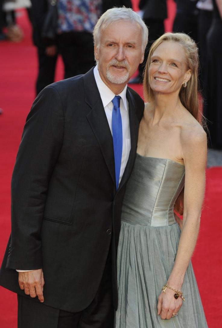 James Cameron Arrives for Titanic 3-D Launch after Deep Ocean Exploration