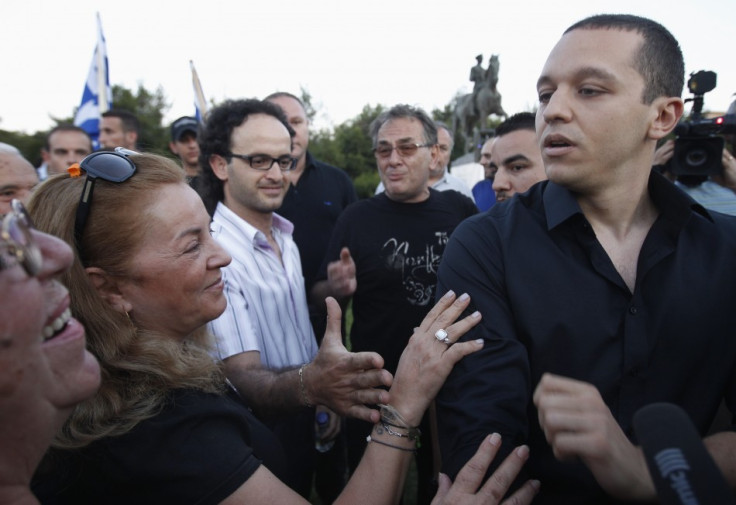 Kasidiaris, spokesman for the extreme right Golden Dawn party