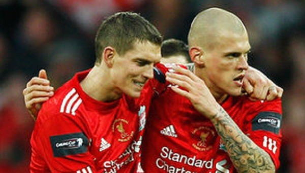 Daniel Agger and Martin Skrtel