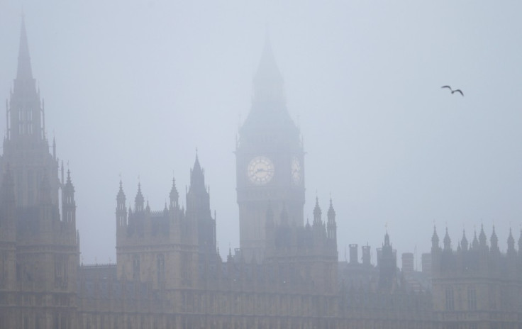 Fog of suspicion: Houses of Parliament
