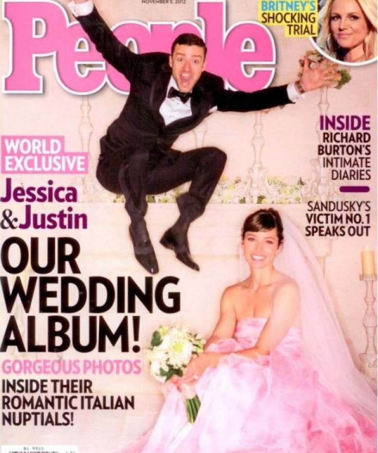 Justin Timberlake Wedding Photos Show Jessica Biel Wedding Dress, Newlyweds Featured On People Magazine Cover