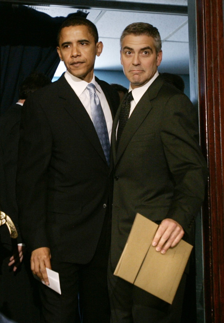 Barack Obama and George Clooney