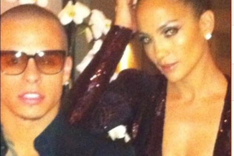 Jennifer Lopez and Casper Smart.