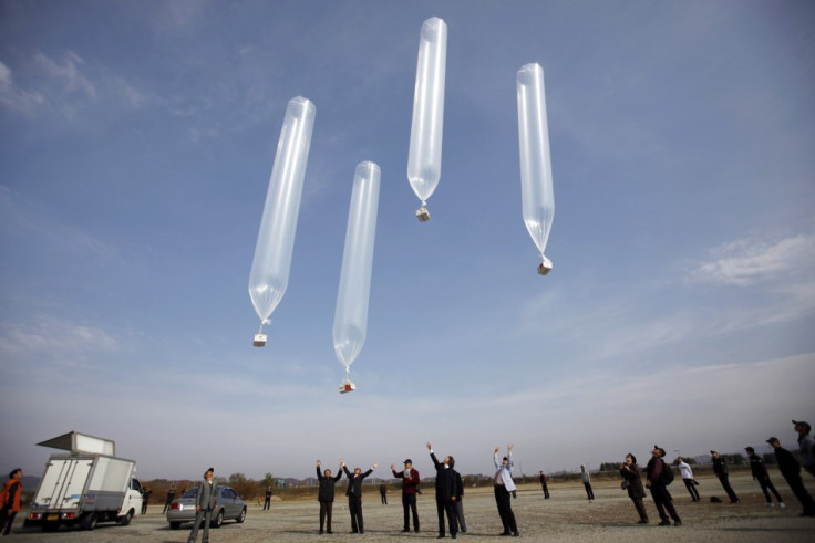 Anti-North Korea balloons
