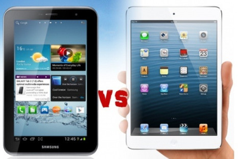 iPad Mini Vs Samsung Galaxy Tab 2 7.0