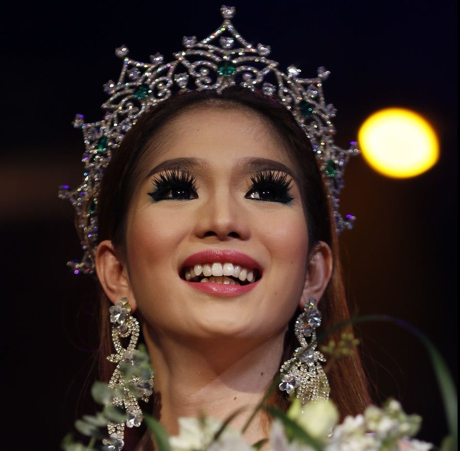 In one pair of pantyhose Transvestite beauty pageant in phillipines