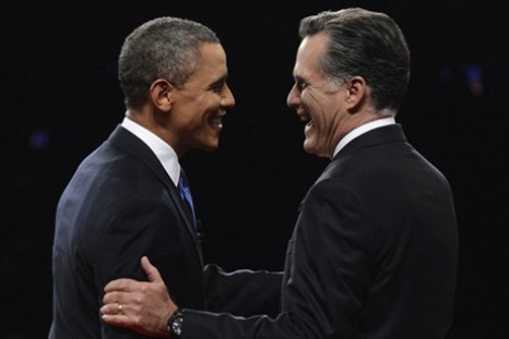 Obama and Romney