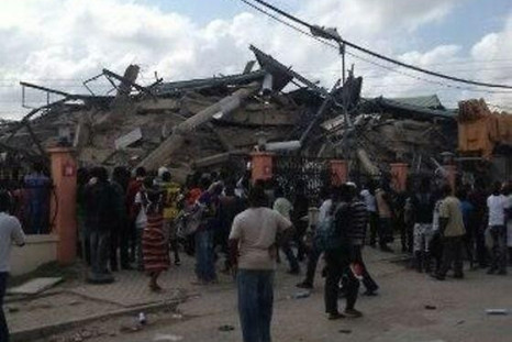 Many people are believed to be trapped under the rubble (Twitter/SchBoye)