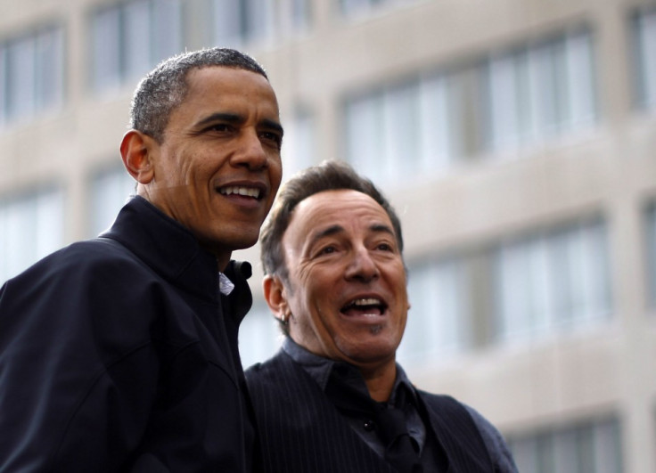 Obama and Bruce Springsteen