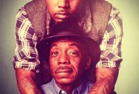 Nas with father, Olu Dara Nas with father, Olu Dara