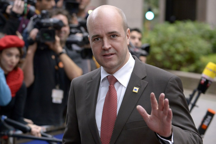 Sweden's Prime Minister Reinfeldt