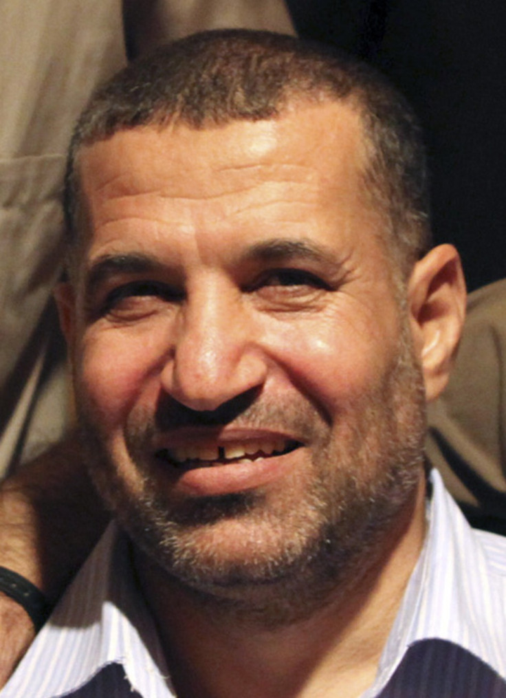 File picture shows Ahmed Al-Jabari, top commander of Hamas armed wing Al-Qassam brigades