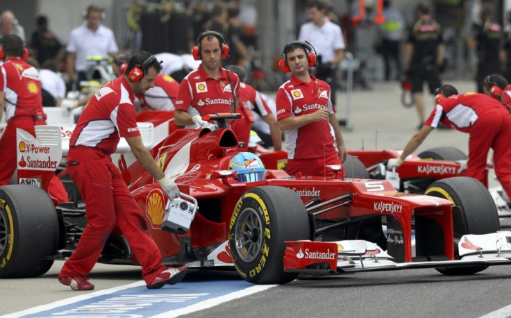 Ferrari at Suzuka, in Japan