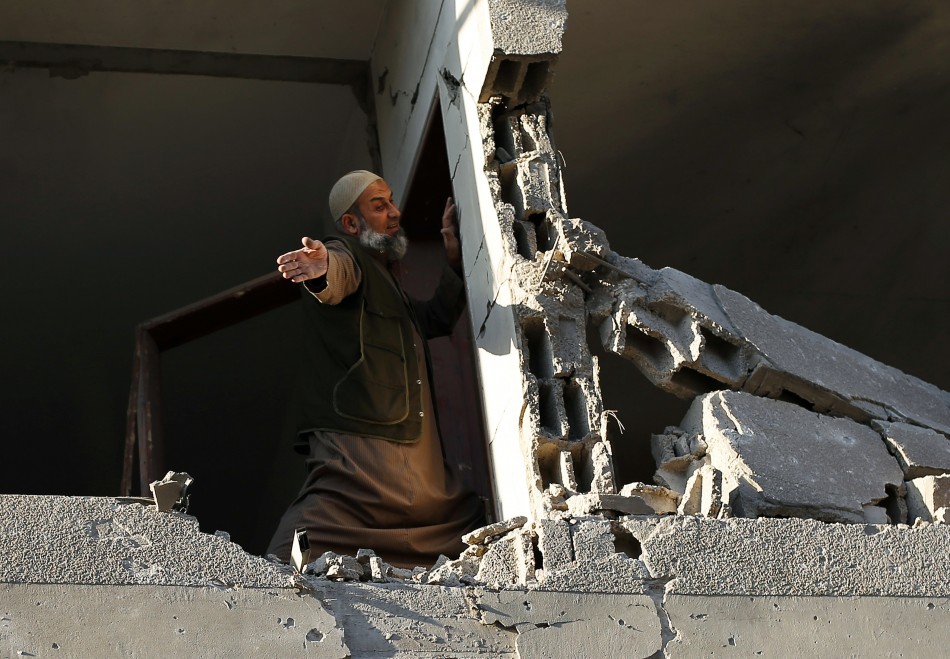 Gaza damaged house