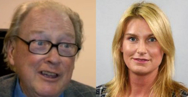 Lord McAlpine (L) and Sally Bercow (BBC/Twitter)