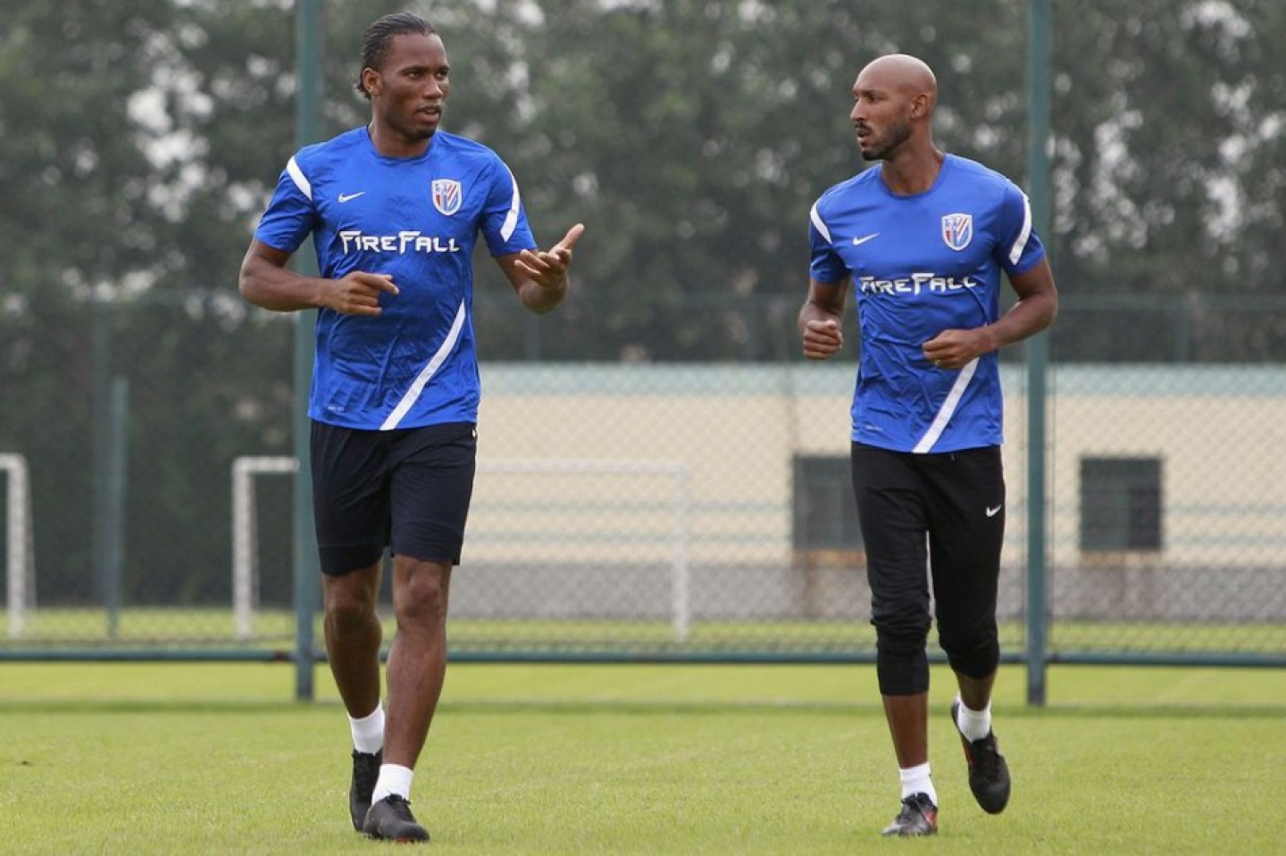 Didier Drogba ans Nicolas Anelka