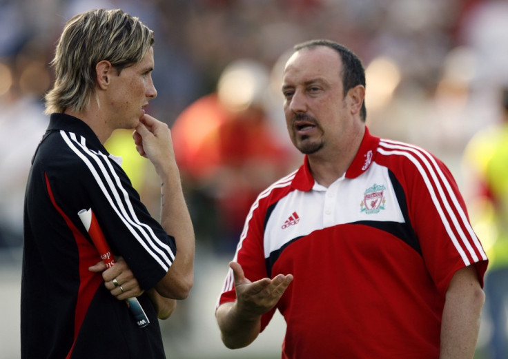 Rafa Benitez and Fernando Torres