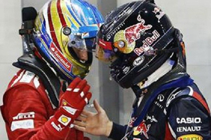 Fernando Alonso and Sebastian Vettel