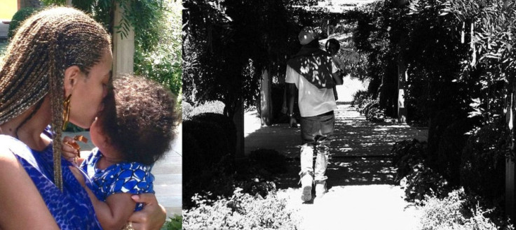 Beyonce Thanksgiving Pictures of Blue Ivy and Jay-Z