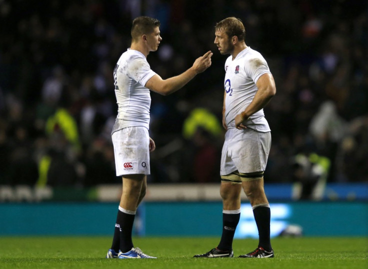 Owen Farrell and Chris Robshaw