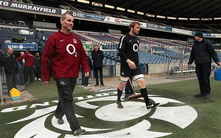 Stuart Lancaster and Chris Robshaw