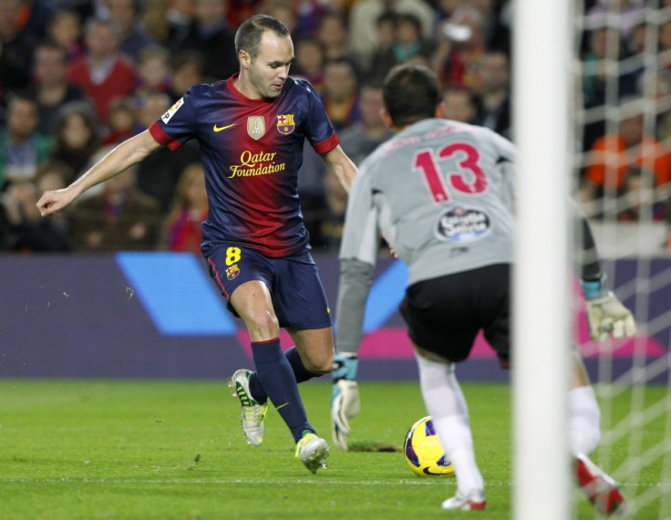 Andres Iniesta (L)