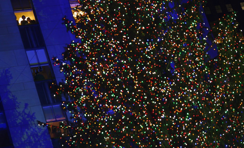 Rockefeller Center Christmas Tree Lighting Ceremony 2012
