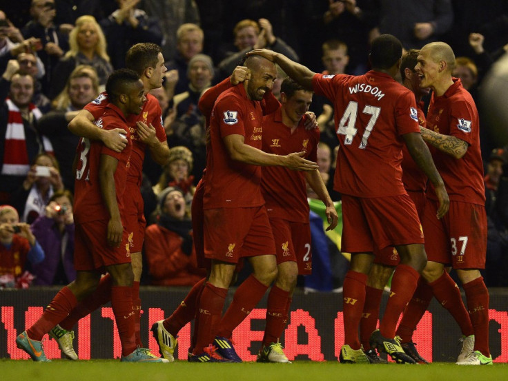 Liverpool Players Celebrating