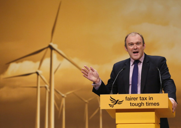 Britain's Secretary of State for Energy and Climate Change Davey