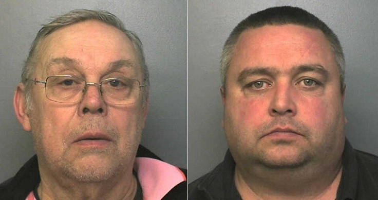Drugs bust: (l-r) Rodney Goodyer and Vincent Hayward