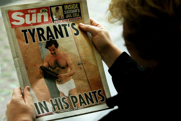 The photo was published in May 2005 editions of the  The Sun and New York Post (Reuters)