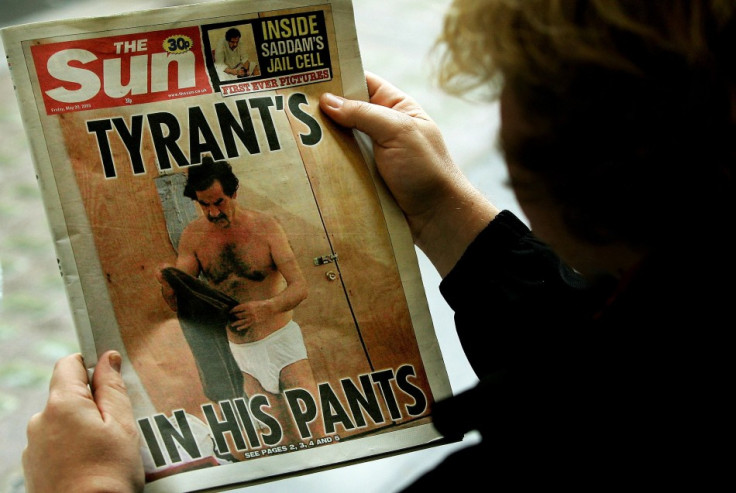 The photo was published in May 2005 editions of the The Sun and New York Post (Reuters)
