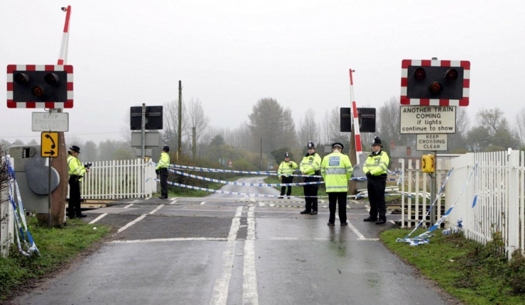 Crash scene at Mission Springs, Notts