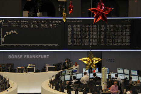 European stocks gain as traders wait for the Fed's meeting to conclude.