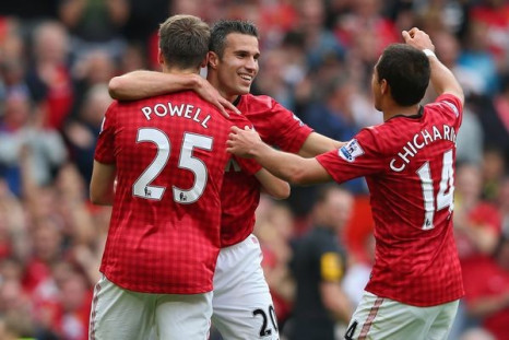 Robin Van Persie and Javier Hernandez