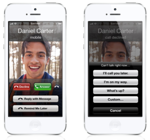 iPhone facial recognition