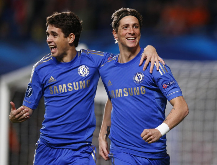 Fernando Torres (R) and Oscar