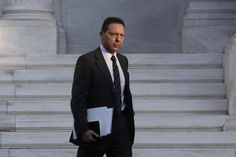 Greece's Finance Minister Stournaras