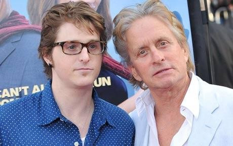 Cameron and Michael Douglas