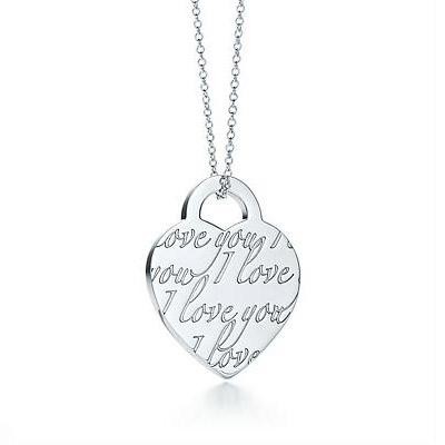 Tiffany Notes I Love You pendant