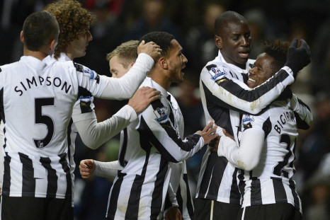 Newcastle United Players Celebrating